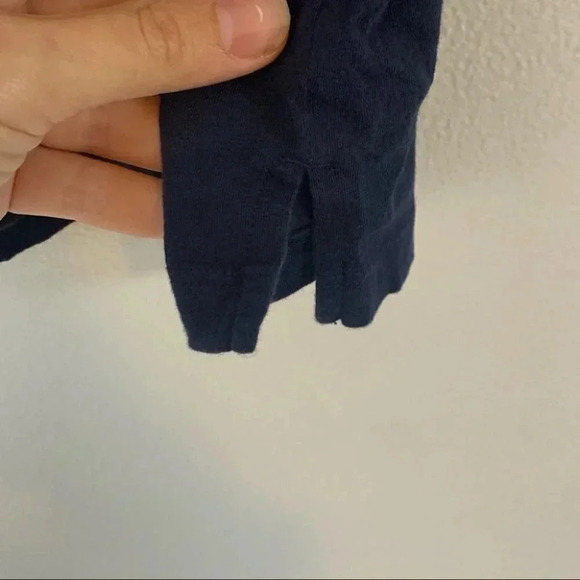 Ann Taylor Loft Daisy appliqué quarter sleeve t-shirt xl 16-18 - Picture 6 of 6